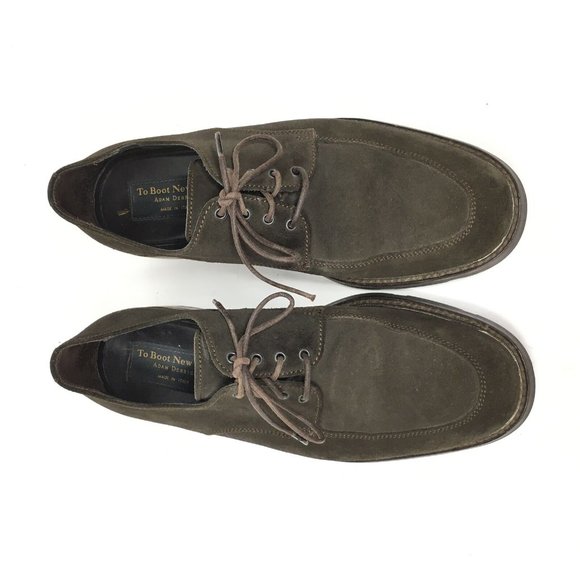 To Boot New York Oxfords Shoes Size 9 Green Suede main image 6